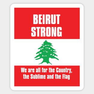 Beirut Strong Sticker